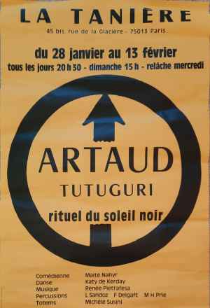 "Tutuguri" à La Tanière (1977)