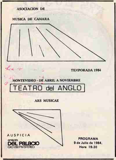 Concierto de Ars Musicæ (9/07/1964)